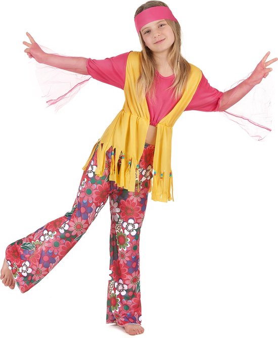 Veelkleurige hippie outfit voor meisjes Verkleedkleding | bol.com