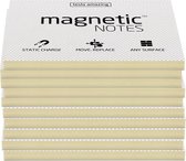 Magnetic Notes, set van 10 notitieboekjes maat M (100x74mm)x100 sheets Transparant
