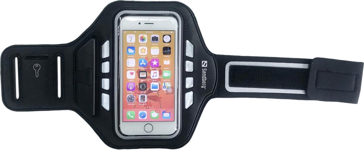 Sport Armband LED 4.7'' - Armband case - Any brand - 11.9 cm (4.7) - Black