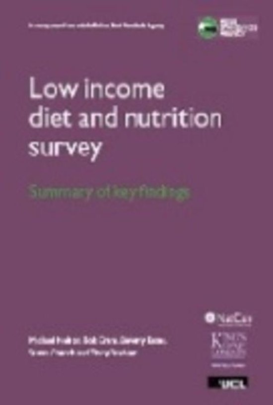 Low Diet and Nutrition Survey, Great Britain Food Standards