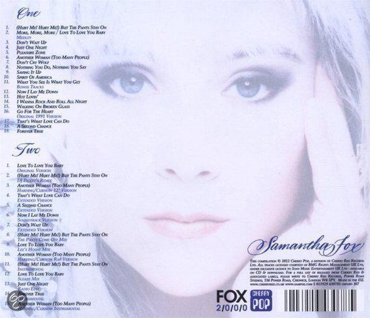 Just One Night Deluxe Edition Samantha Fox Muziek 