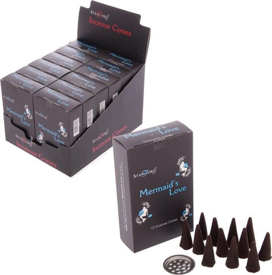 Stamford - Mermaids Love - Wierookkegels - wierook kegel - 12 doosjes