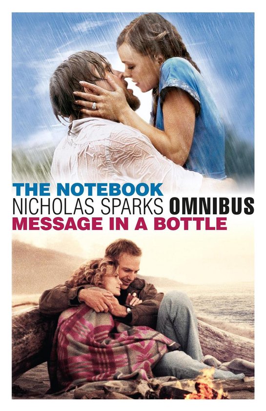 Cover van het boek 'Omnibus the notebook - message in a bottle' van Nicholas Sparks