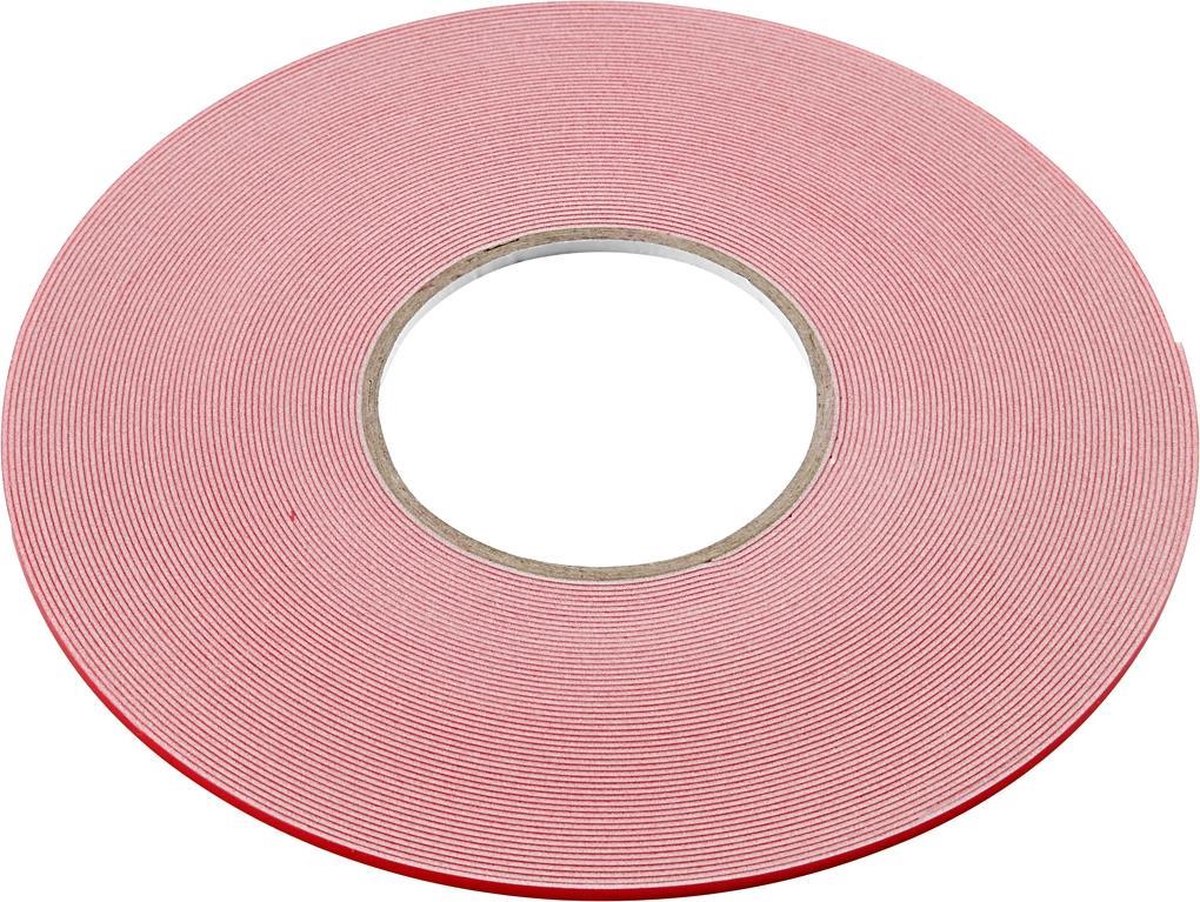 Dubbelzijdig foam tape, b 3 mm, 25 m