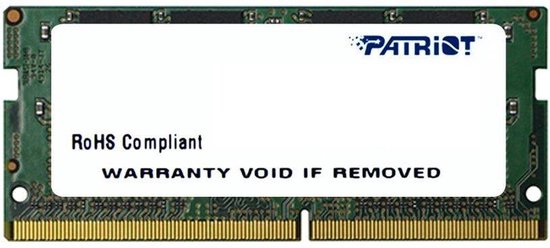 Memory 8GB DDR4 2400MHz - 8 GB - 1 x 8 GB - DDR4 - 2400 MHz - 260-pin SO-DIMM - Green