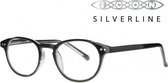 Icon Eyewear MCB703 Murray Silverline Leesbril +3.00 - Glanzend zwart, transparante binnenzijde