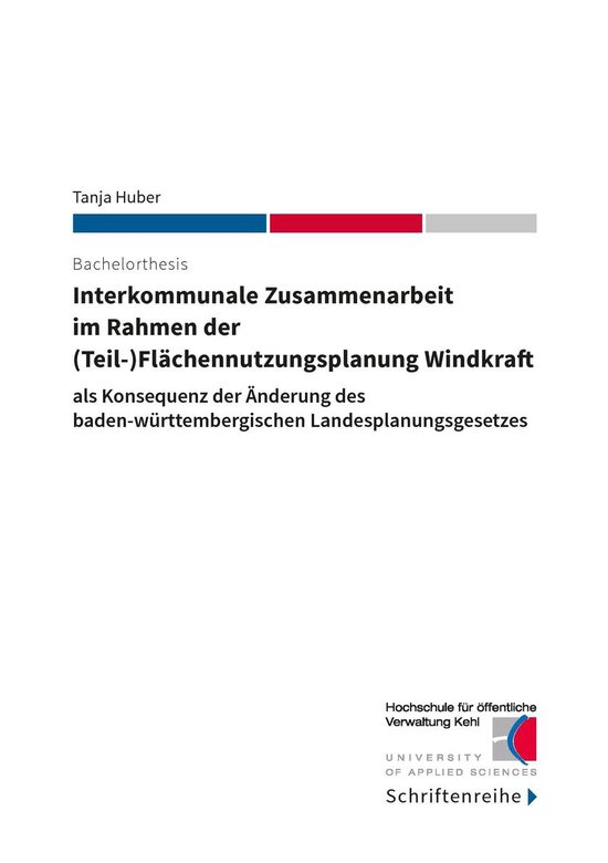 Interkommunale Zusammenarbeit im Rahmen der (Teil-)Flächenn ... - cover