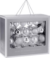 E&H 42 Kerstballen - zilver