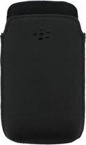 BlackBerry Pocket met Lijnen Patroon voor de BlackBerry Curve 9350 / 9360 / 9370 - Zwart