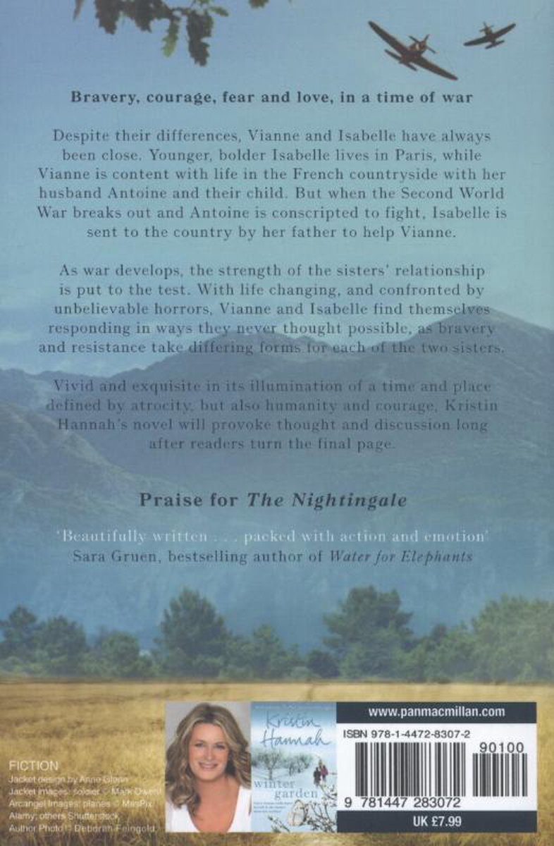 The Nightingale - back cover
