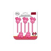 Silicone bakvorm lollie Minnie Mouse t.b.v Chocolade (1 setje)