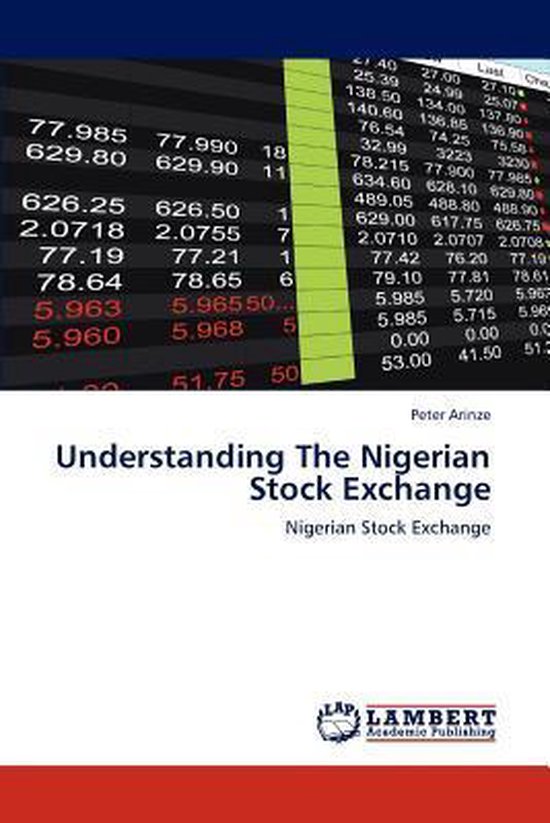 Understanding the Nigerian Stock Exchange 9783846506080 Peter