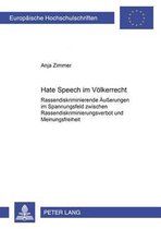 Hate Speech im Völkerrecht