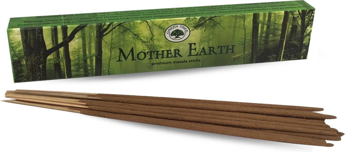 Encens Green Tree Mother Earth 15 grammes | bol.com