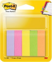 M Post-it index notes - 670/5 papier ultra - 5 kleuren