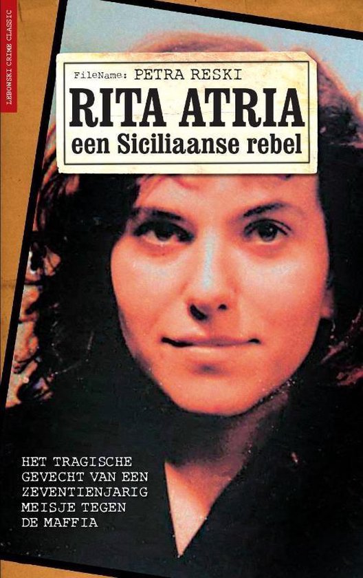 Rita Atria, een Siciliaanse rebel - cover