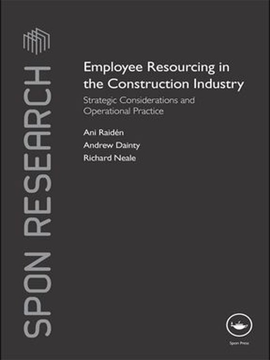 Spon Research - Employee Resourcing in the Construction Indu ... - cover
