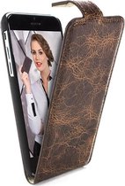 Bouletta Lederen iPhone 6S Plus Hoesje - Flip Case - Vessel Brown