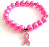 Jewellicious Designs Pretty Pink Pearls armband voor Pink Ribbon