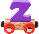 Bigjigs - Rails - Naamtrein - Letter Z - Blauw