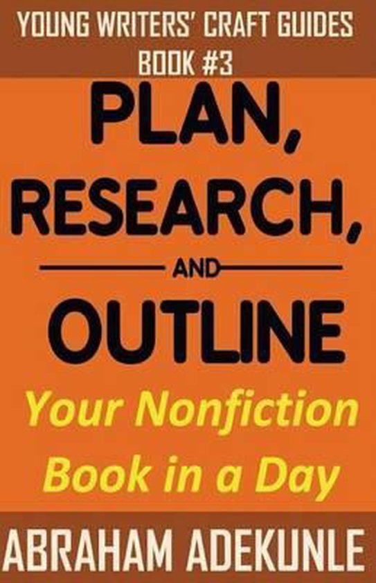 Plan, Research, and Outline Your Nonfiction Book in a Day - cover
