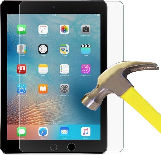 Screenprotector geschikt voor iPad Air 1 - Tempered Glass Screenprotector Transparant 2,5D 9H (Gehard Glas Screen Protector - 0.3mm)