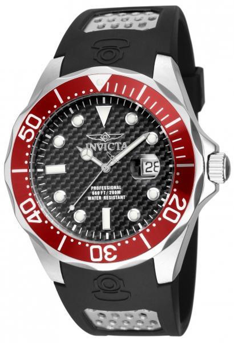 Invicta - Pro Diver - 12561 - Horloge - Zwart