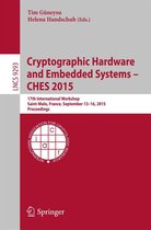 Lecture Notes in Computer Science 9293 - Cryptographic Hardware and Embedded Systems -- CHES 2015