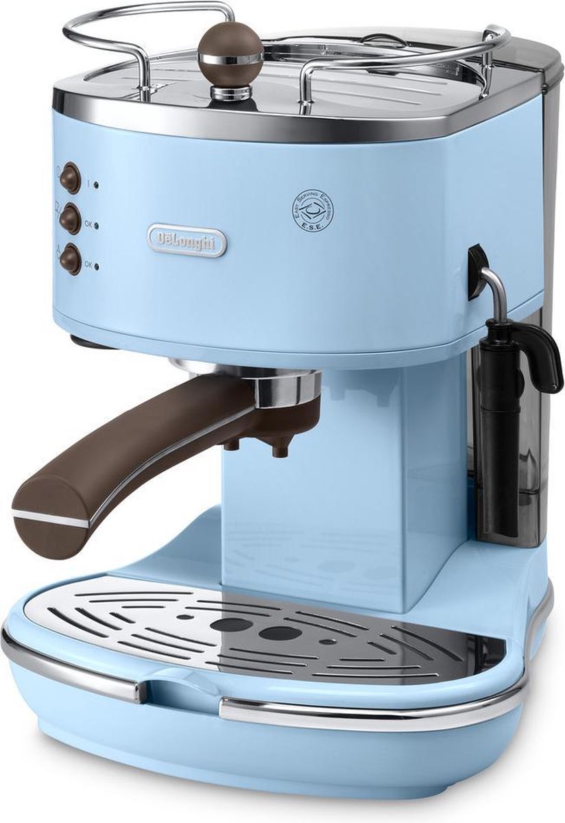 De'Longhi Icona Vintage ECOV311.AZ Handmatige Espressomachine - Licht Blauw