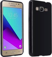Geschikt voor Samsung Galaxy Grand Prime VE Silicone Case hoesje Zwart