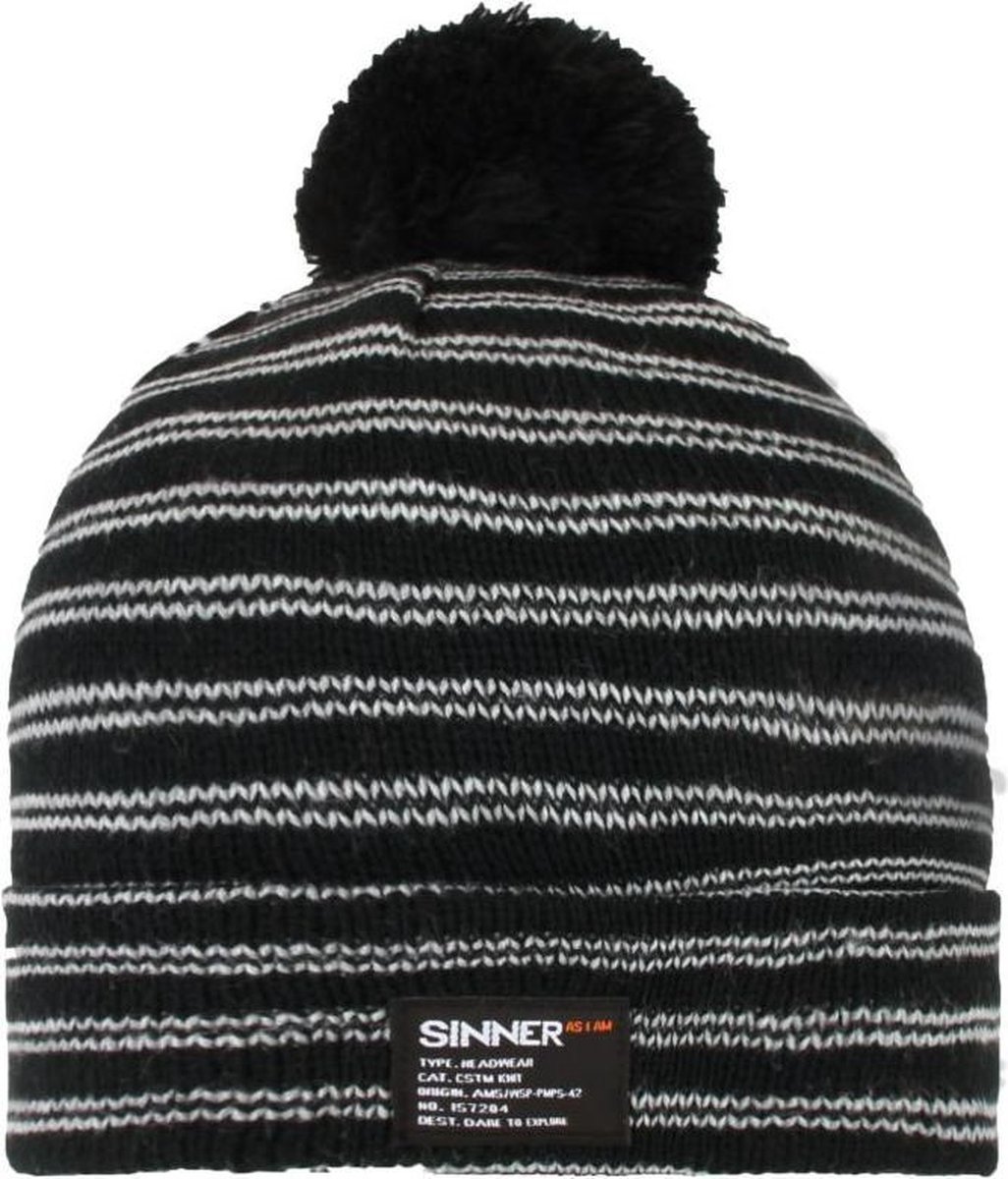 Sinner Reason Beanie Heren Muts Zwart