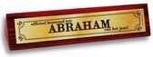Benza - Desk Sign/Bureaubordjes - officieel benoemd tot ABRAHAM van het jaar!
