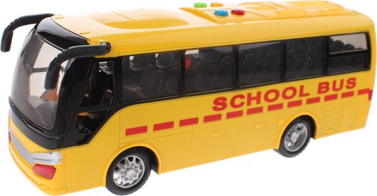 Vernauwd zoete smaak Inwoner Toi-toys Schoolbus Met Licht En Geluid 30 Cm Geel | bol.com