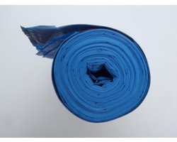 afvalzak 120 liter - extra blauw plastic - 10 vuilniszakken | bol.com
