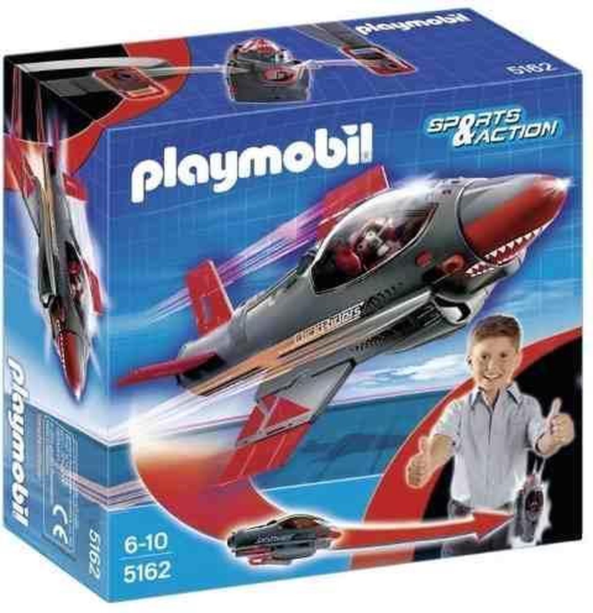 PLAYMOBIL Click & Go Shark Jet - 5162 | bol.com