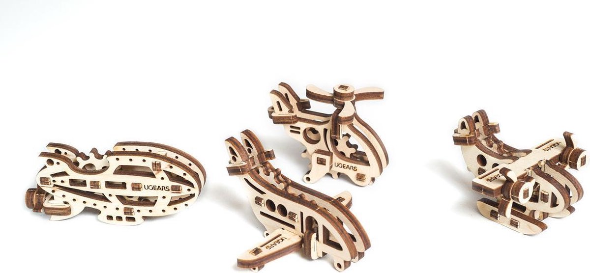 Ugears Modelbouw Hout Fidgets vliegtuigen