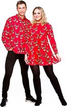 E-Carnavalskleding.nl: XL - e-Carnavalskleding.nl Kerstshirt rendiertjes