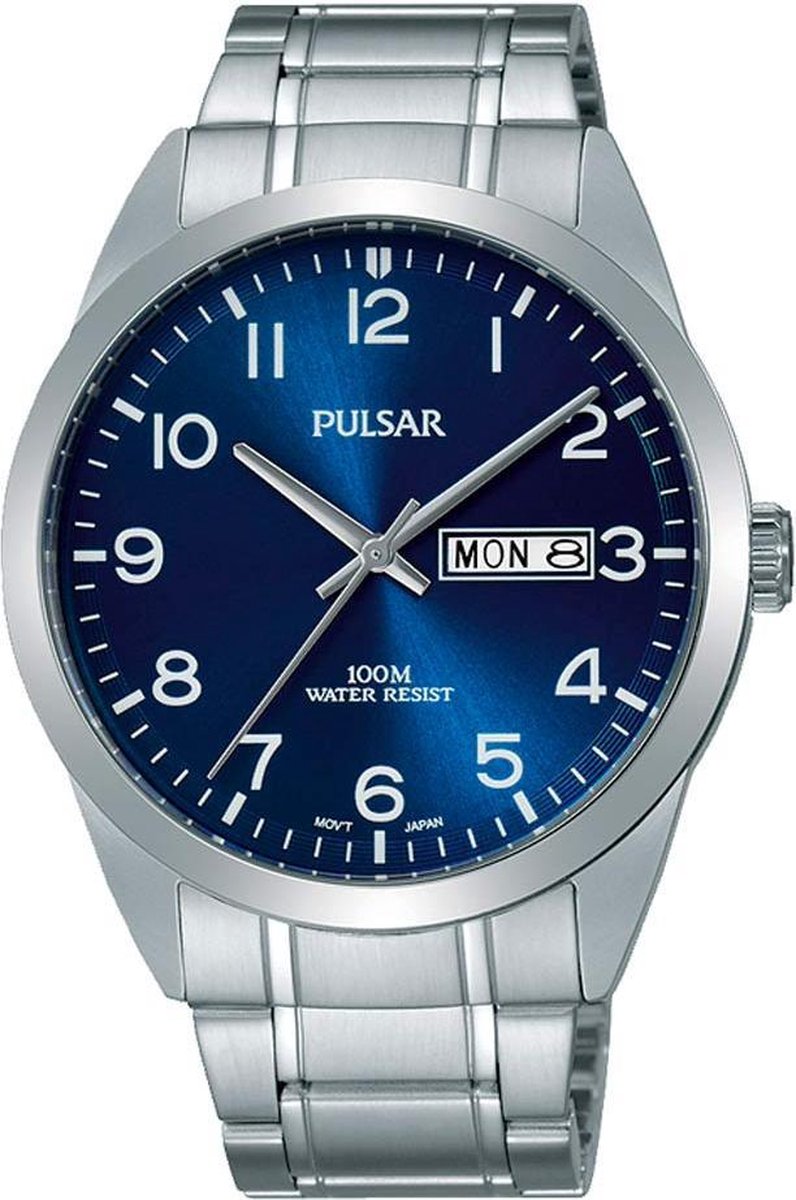 Pulsar PJ6061X1 horloge heren - zilver - edelstaal