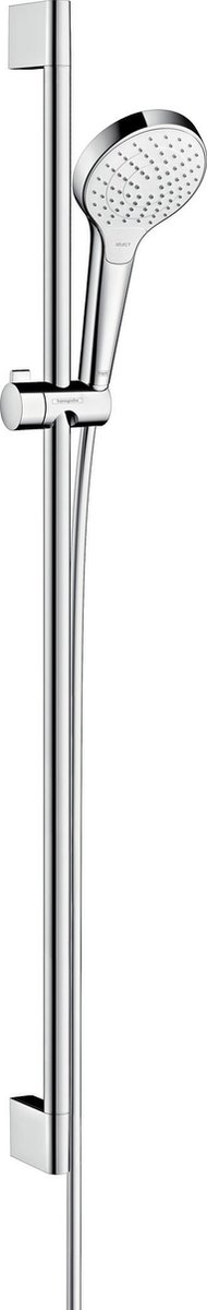 hansgrohe Croma Select S doucheset Vario met Unica'Croma glijstang 90 cm - with/ chroom - diameter handdouche 110 mm