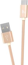 HOCO USB naar Type-C Knitted X2 Gevlochten kabel