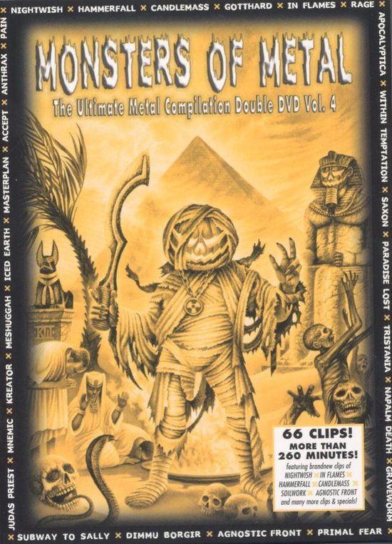 Cover van de film 'Monsters Of Metal 4'