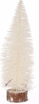 Kerstboompje op stam 35 cm - kerstversiering - wit