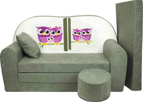Verzending Willen Prestatie Kinder slaapbank set - logeermatras - sofa - 170 x 100 x 8 - slaapbank -  mat groen -... | bol.com