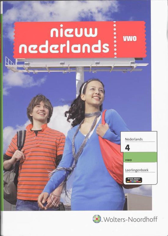 Nieuw Nederlands 4 VWO Leerlingenboek - cover