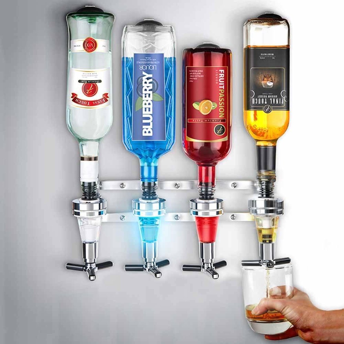 vraag naar complicaties drempel LED Bar Butler Shots Dispenser (voor 4 flessen) | bol.com