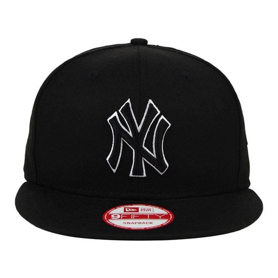 New Era Snapback Essential Outline New York Yankees black | bol.com