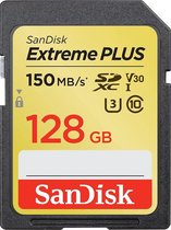 Sandisk Extreme PLUS flashgeheugen 128 GB SDXC Klasse 3 UHS-I