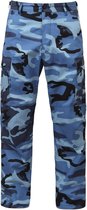 Zip Pants Kids Sky Blue Maat XXL (+/- 14 Jaar)