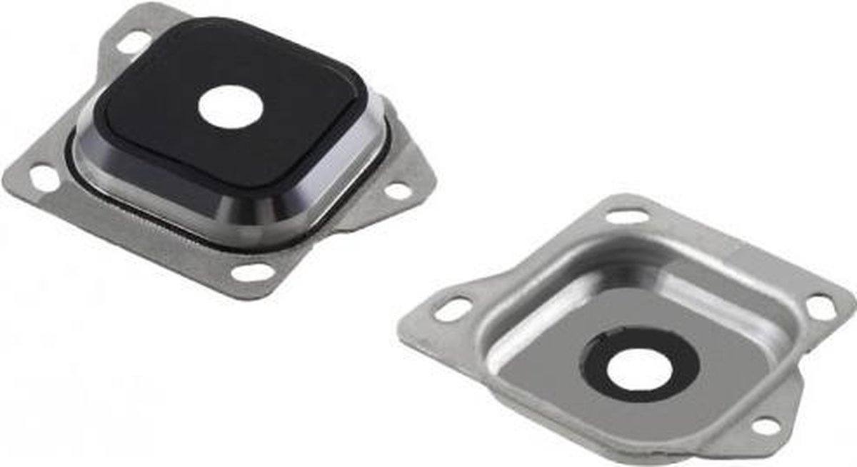 Camera cover met lens - zwart - geschikt voor de Samsung Galaxy A3 A3000F