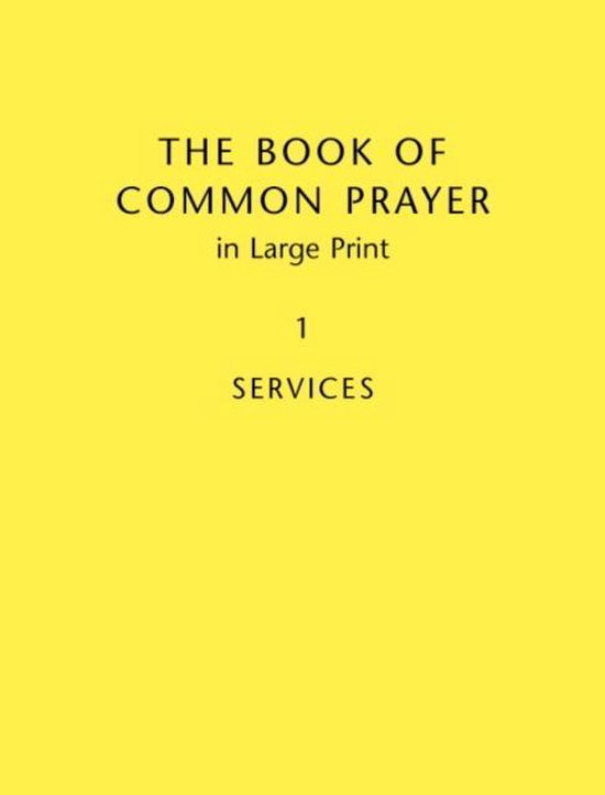 Book of Common Prayer, Large Print Edition, CP800 9780521612449